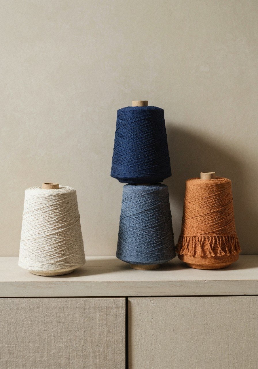 Yarn and weaving tools
